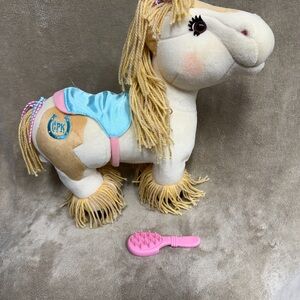Vintage Cabbage Patch kid style and care flush pony